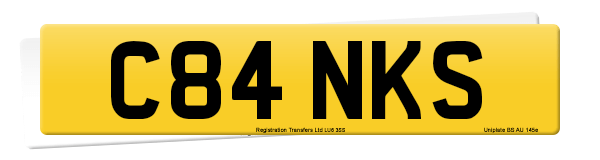 Registration number C84 NKS